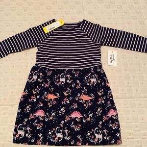 Girls Navy Blue Dress